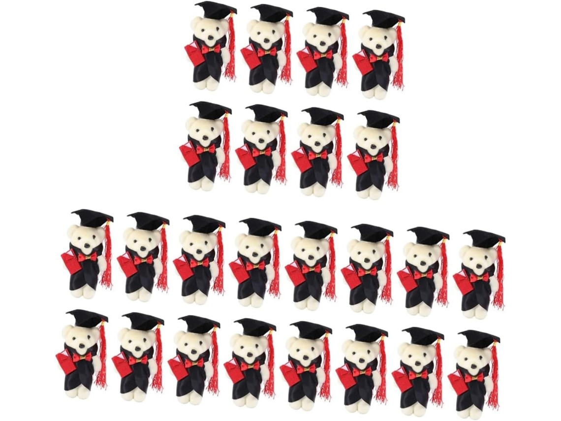 Conjunto De 24 Peças Decoração Para Formatura Bonecas Pequenas, Um