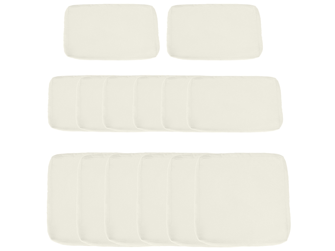 Conjunto de 14 Capas para Almofadas de Jardim TOPBRICO