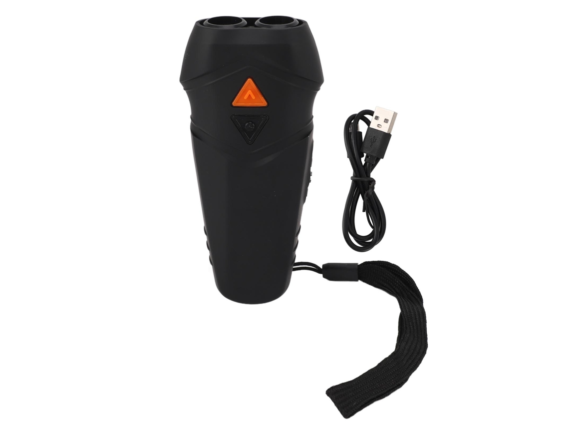 Dispositivo portátil de controle de latidos de cães com ultrassom, recarregável USB e laser infravermelho 20/25 KHz | S/MARCA