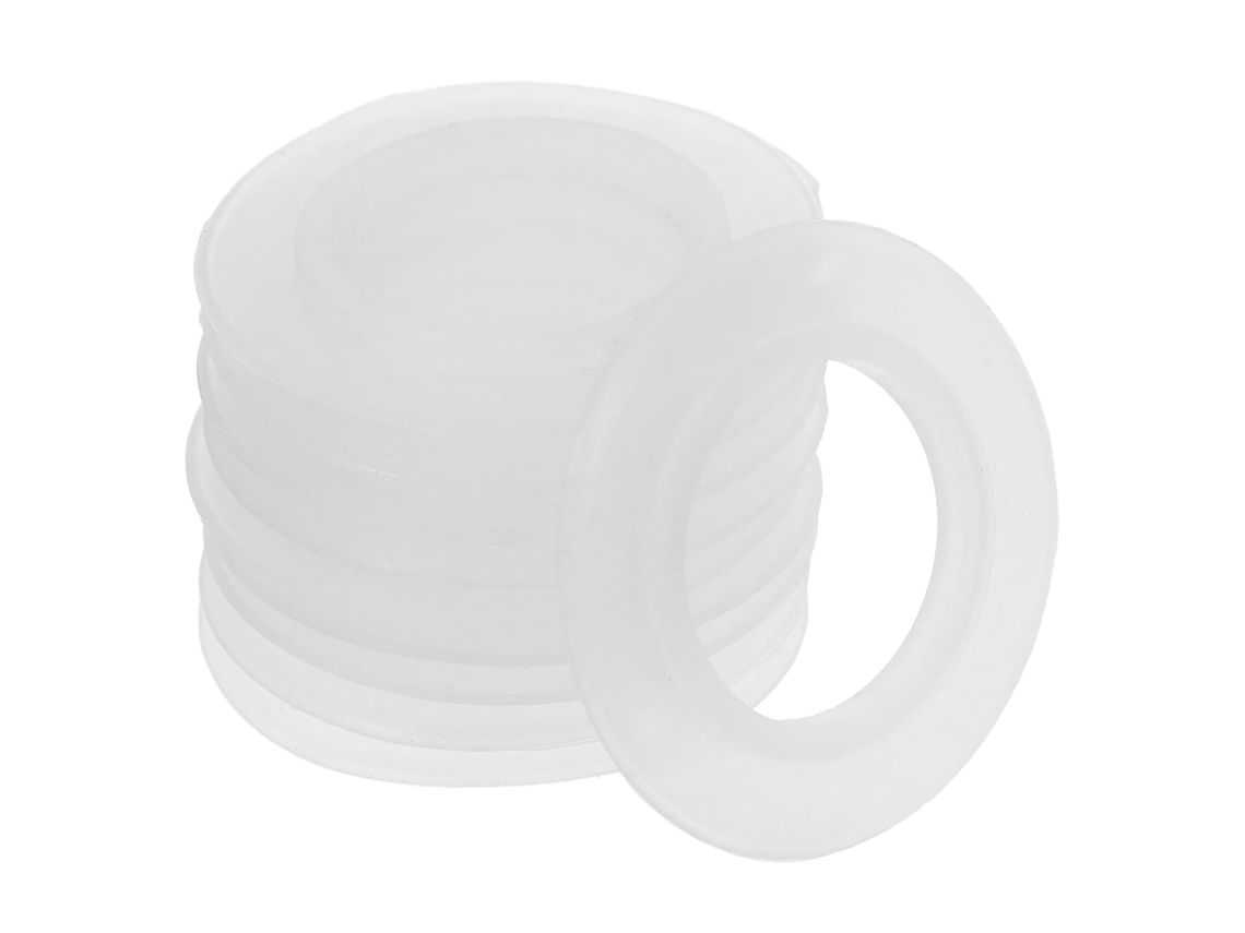 Conjunto De 10 Anéis Vedação Silicone Genéricos Para Ralo Pia E Tampa Banheira, Acessórios Para Banheiro, Encaixe Fácil