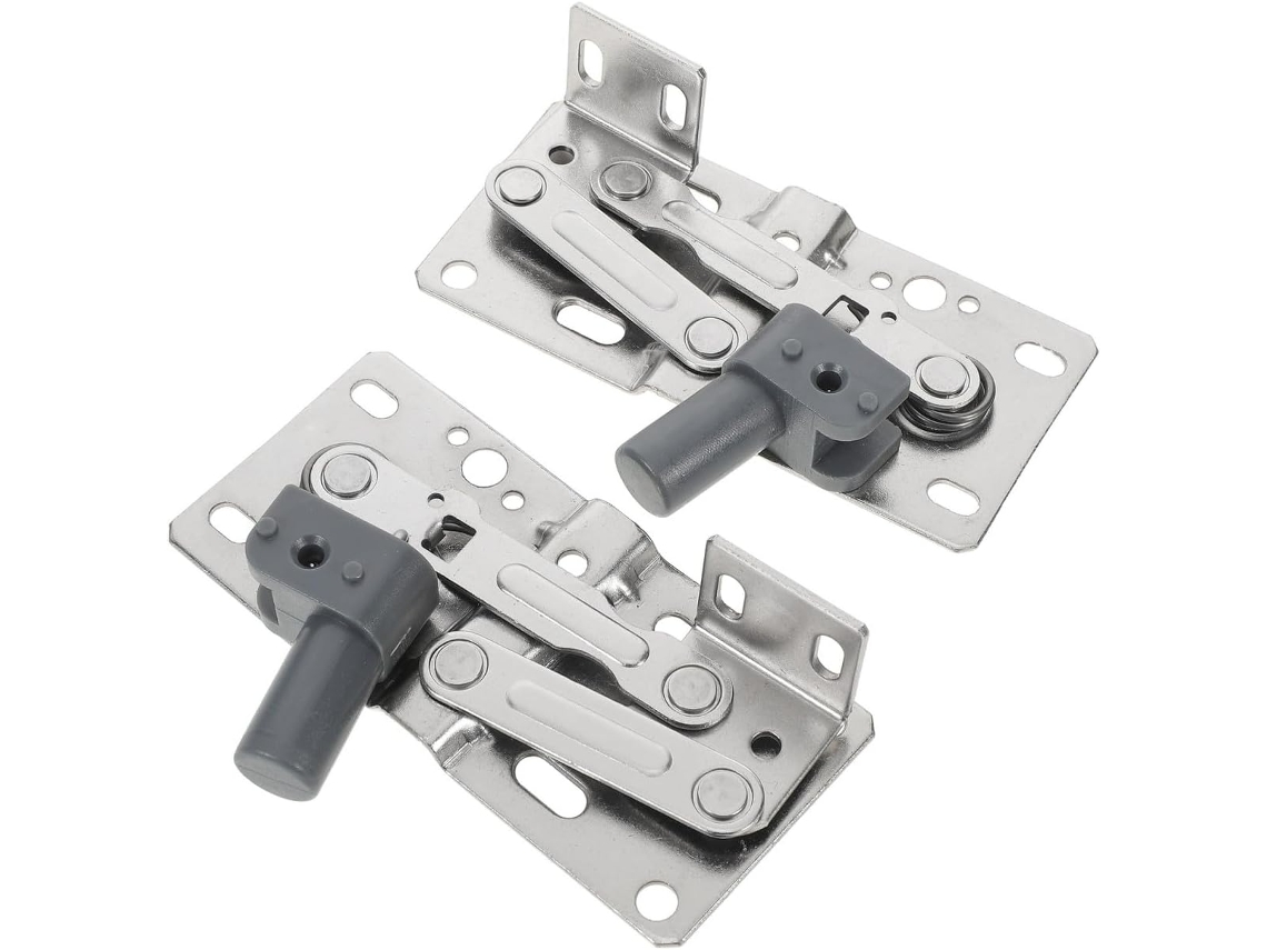 Conjunto De 2 Dobradiças Reforçadas Com Fechamento Suave Para Armários Cozinha, Com Ângulo De Abertura Preciso