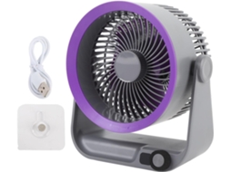 Ventilador De Camping Com 100 Velocidades Ajustáveis, Oscilação