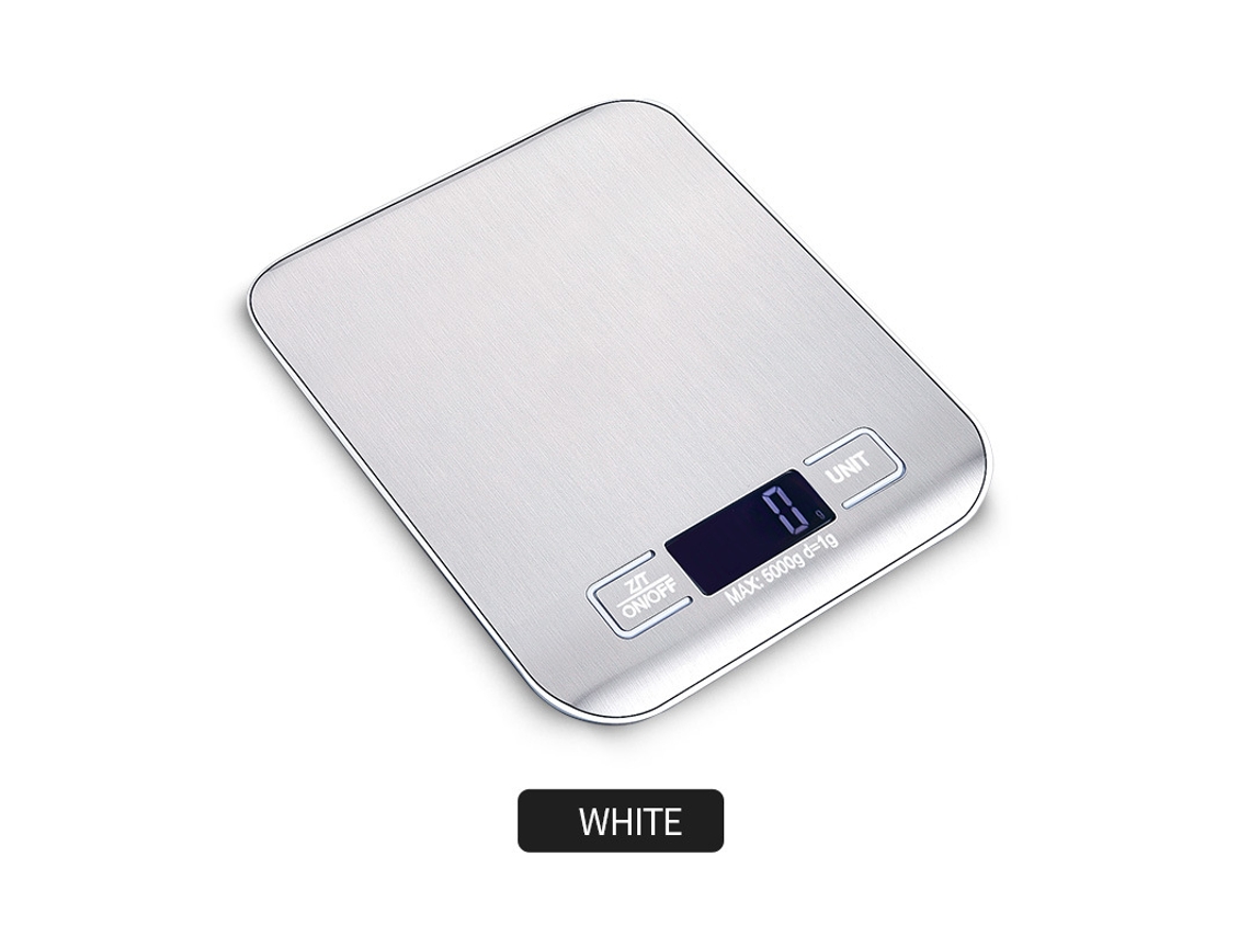 Balança AQUAFORGE Multifuncional, 5 Kg, Precisão 0,1 G, Aço Inoxidável