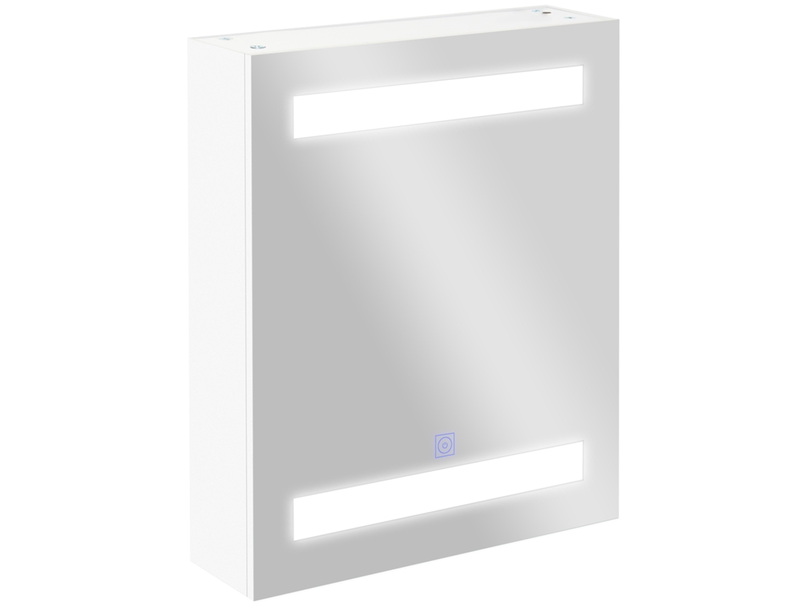 Armário Espelho Led 50x15x60 Branco