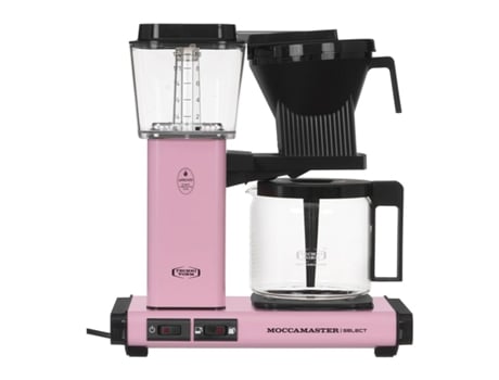 Máquina de Café de Filtro MOCCAMASTER 53989 (Preto - Cor de Rosa - 1,25 L - 1520 W)