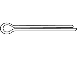 Chaveta de Ferro ½ CHEMITOOL Cana DIN 94 6,3x40