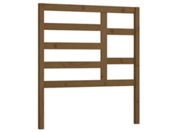 Cabeceira de Cama em Pinho Maciço Castanho Mel MAISON EXCLUSIVE (96x4x104 cm)