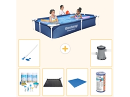 Bestway Piscina Bestway Steel Pro Retangular - 221x150x43 Cm - 7-peças S22062
