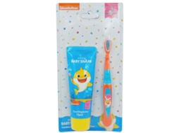 Conjunto de escova e pasta de dentes Baby Shark 75ml NICKELODEON
