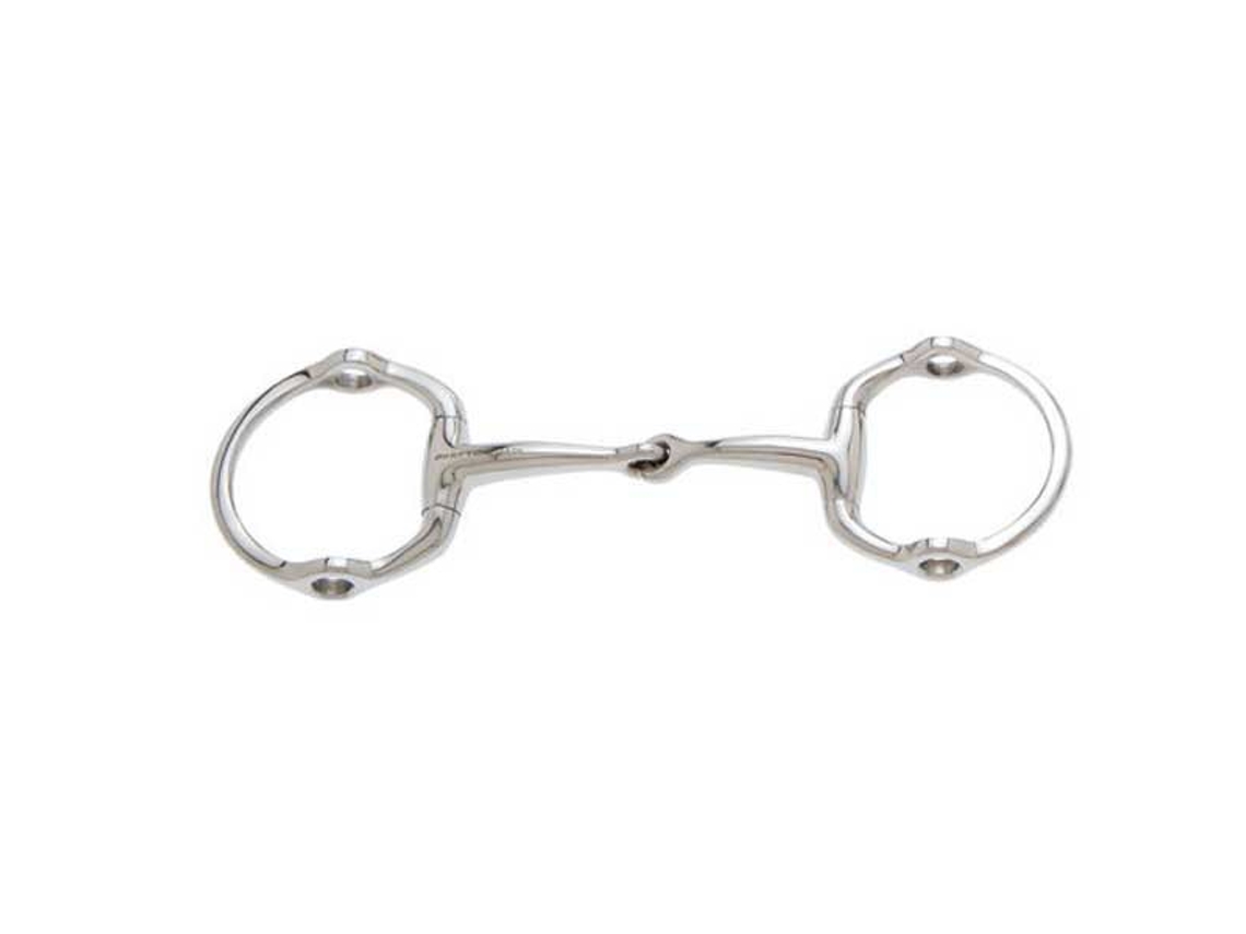Snaffle de Mordaça de Bunda de Ovo Prateado 12.5 Cmsefton