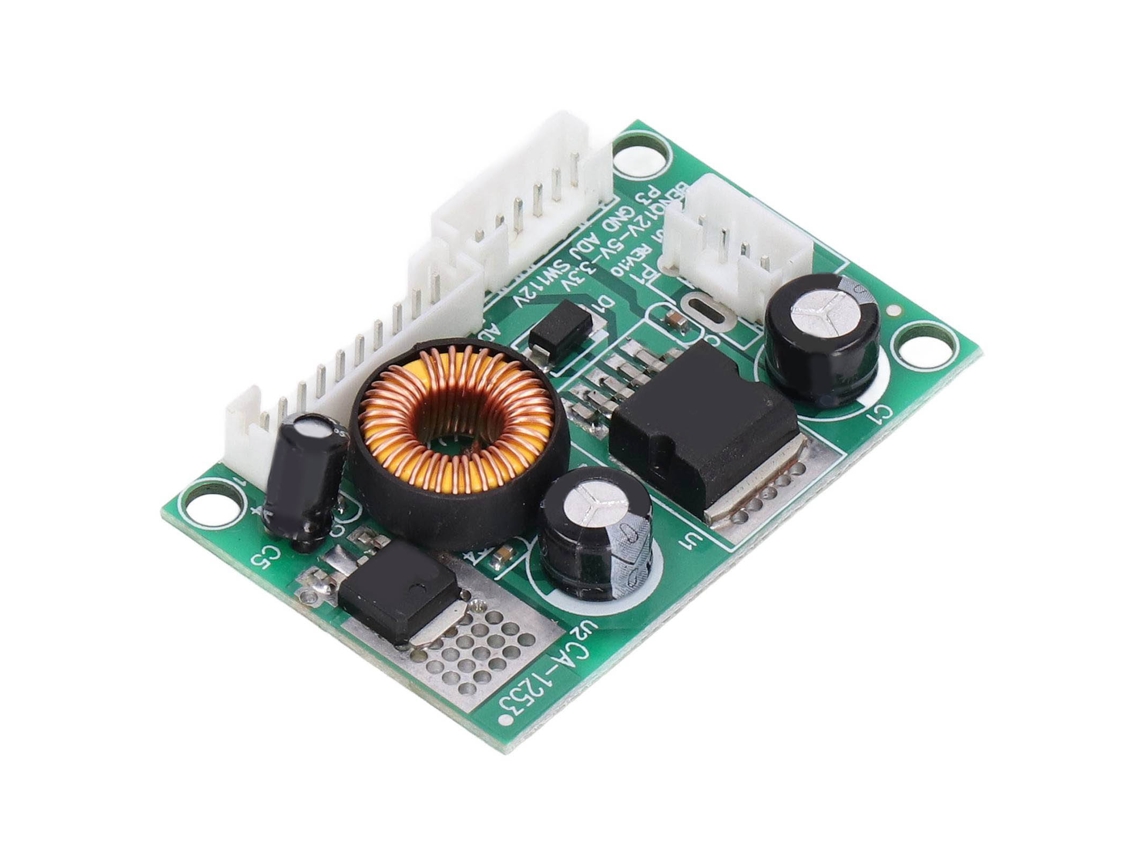 2 Peças de Módulo de Conversor de Tensão com Interfaces LCD 12V para 5V/3.3V