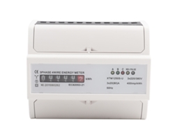 Medidor Elétrico Digital 3 Fases 4 Fios Din Rail 20(80)a Contador Kwh Eletrônico