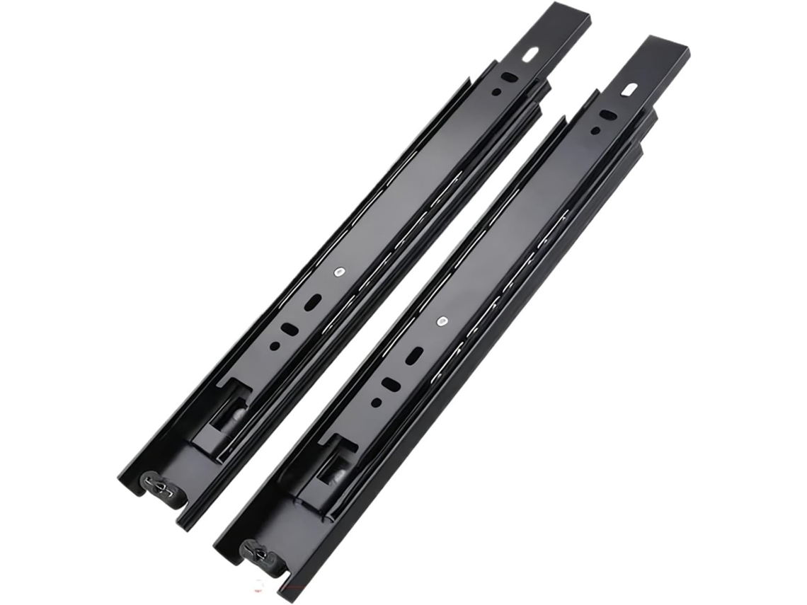 Conjunto De 2 Corrediças Metálicas Amortecedoras Para Gavetas