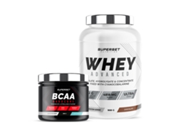 Programa Galbe Musculaire 100 Whey Proteine Advanced 900g Chocolat Bcaa Hardcore Tutti Frutti Superset Nutrition