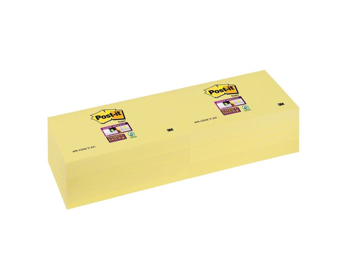 Bloco de Notas POST-IT Super Sticky 76 x 76 mm