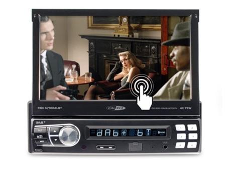 Auto-Rádio Calibre Rmd579Dab-Bt Dab Plus Flip Screen Bluetooth 210 X 183 X 55 Mm Preto