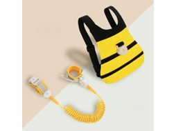 Arnês De Passeio Crianças Com Fecho De Segurança, Corrente Anti-perda Para O Pulso, Para Viagens E Eventos Públicos2.5m Abelhinha Hexinyigjly