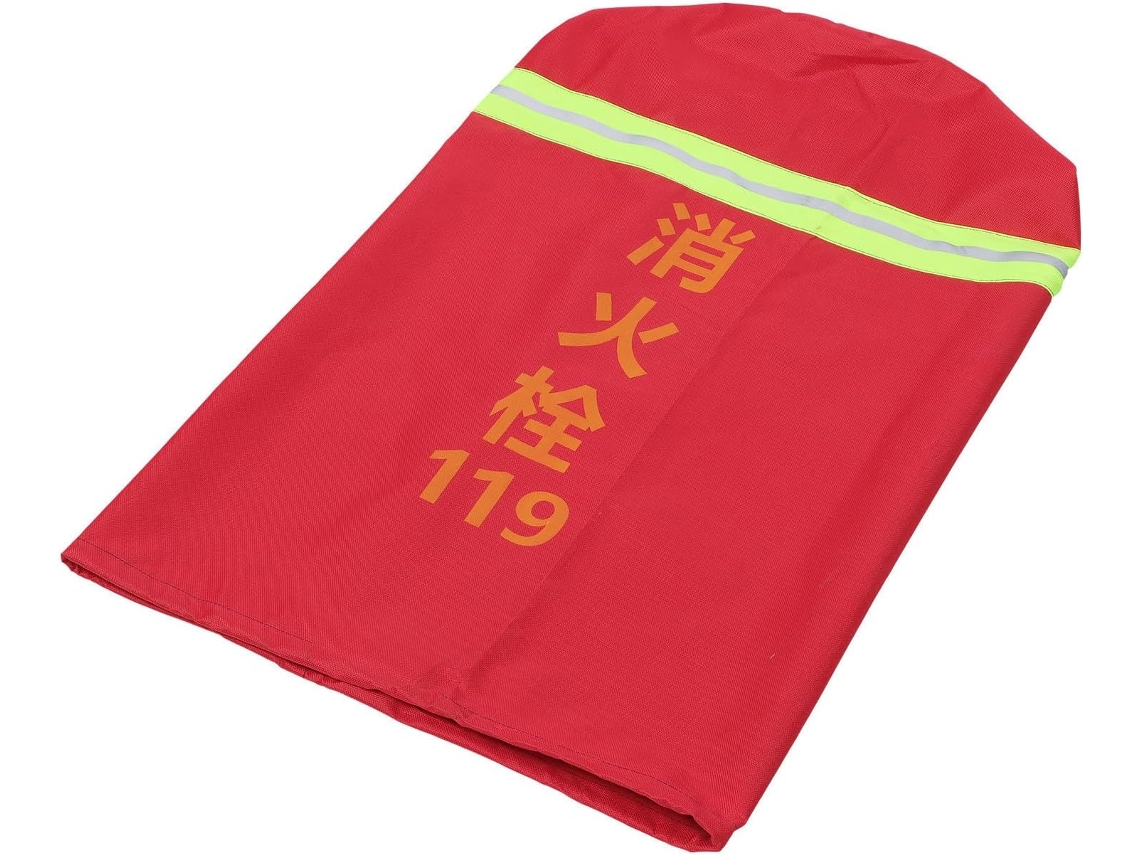 Proteção De Inverno Para Hidrantes, Efeito De Tecido Composto Vermelho