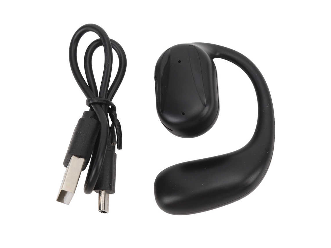 Auriculares inalámbricos Bluetooth 5.3 com tradutor, 144 idiomas e aplicação para viagens e negócios preto | S/MARCA