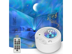 Dengtu Lâmpada Projetora, Projetor de Aurora Boreal para Decoração Quarto e Sala Jogos BRILVIBERA (branca)