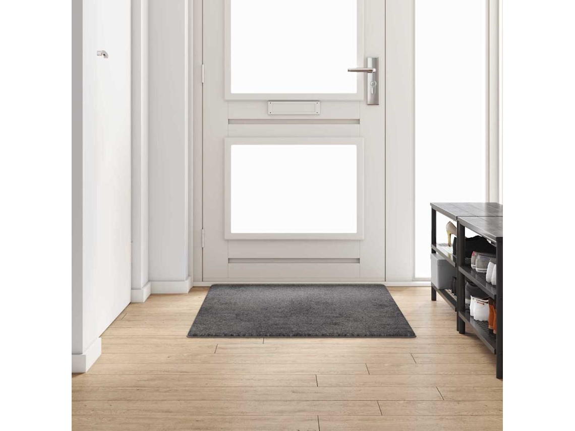 Vidaxl Runner De Carpete Cinzento 100 X 150 Cm 100% Polipropileno Tuft
