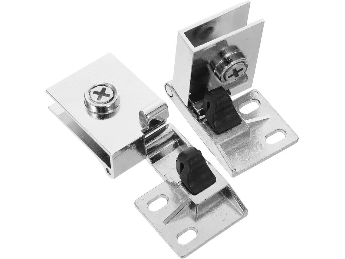 Dobradiças De Metal Para Portas Vidro, Sem Necessidade Furação,