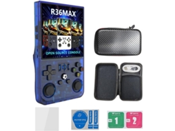 Console Portátil Retrô R36max com Mais de 22.000 Títulos Clássicos, 128gb AQUAFORGE