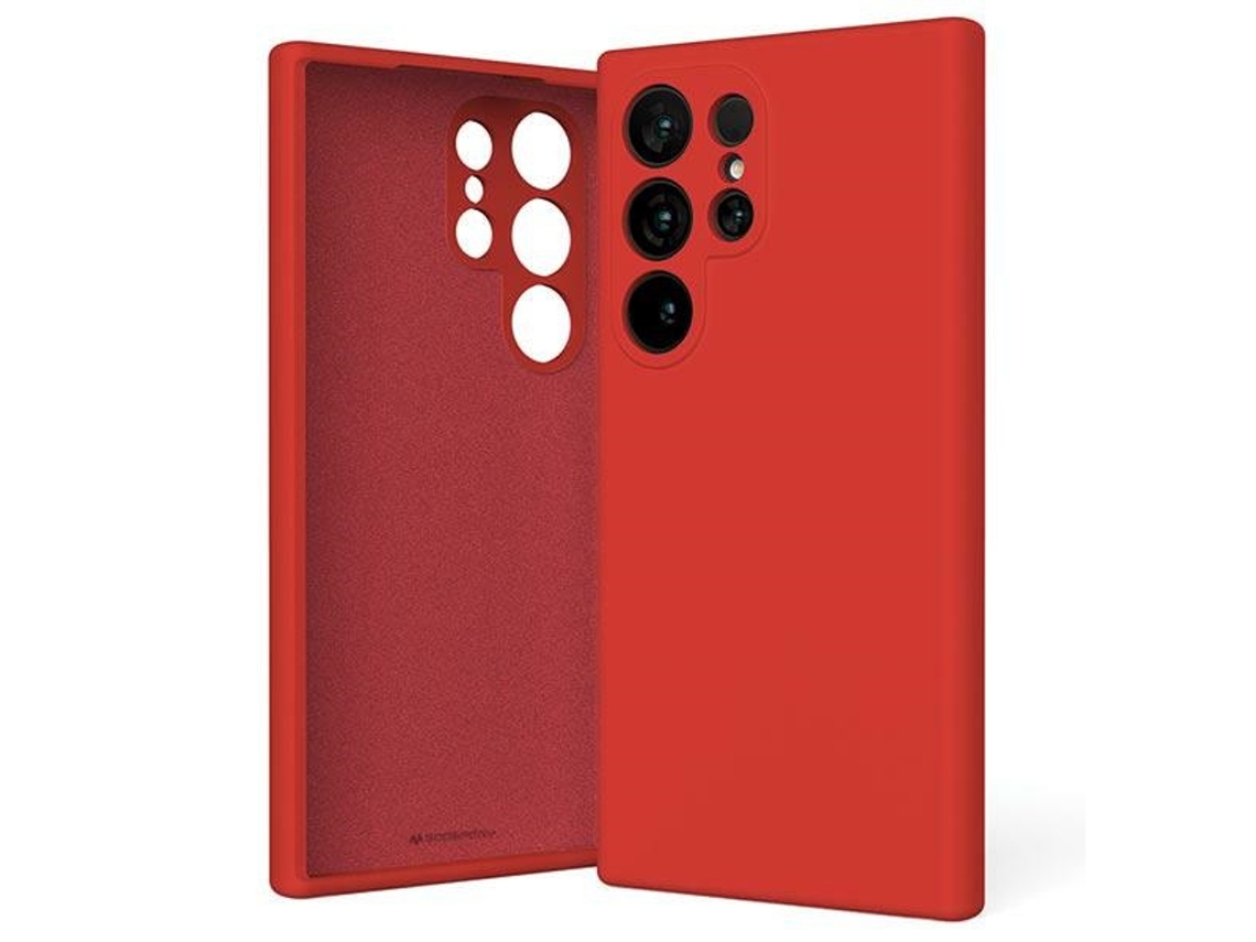 Capa para Samsung Galaxy S24 Ultra MERCURY Silicone Vermelho