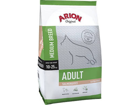 Ração para Cães  (12 Kg - Seca - Adulto - Porte Médio - Sabor: Salmão e Arroz)