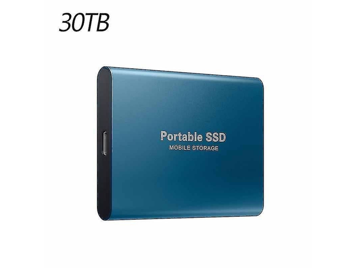 SSD portátil de alta velocidade YURU 10tb, 2.5 polegadas, azul | S/MARCA