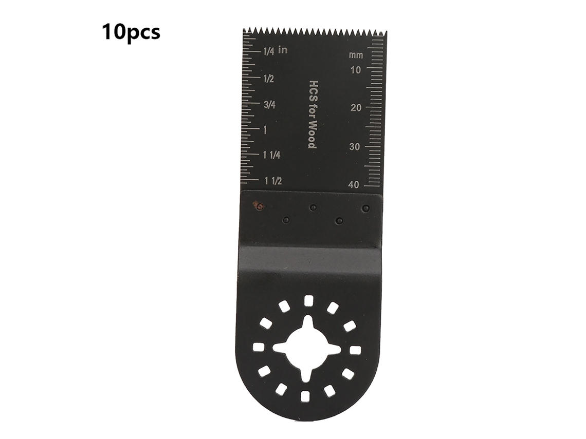 Conjunto de 10 lâminas serra de 35 mm para ferramenta oscilante universal multifuncional.