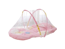 Manta Mosquito Nova Line para cama de bebê, com almofada de algodão, portátil, redinha de berço | S/MARCA