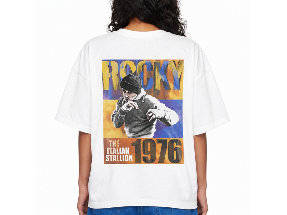 Rockinstone Rocky Movie White Adult Shirt Size:xxl