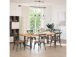 Pernas Mesa Centro 2 Pcs 80x Cm Aço Antracite Wsd50028 Lovely Home (72 73)