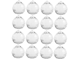 Conjunto de 12 Pingentes de Cristal Transparente para Lustres, Decoração Diy para Casamentos e Eventos. SFUSHOS