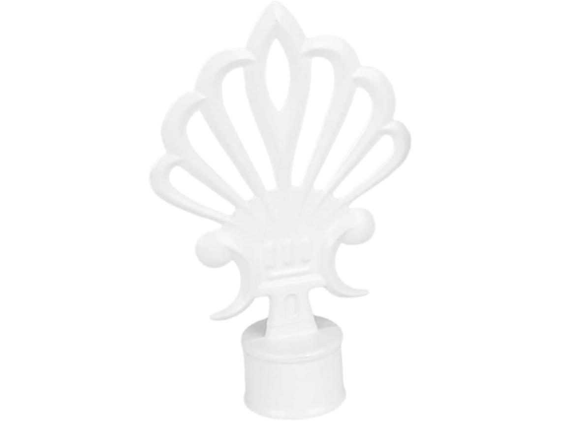 Ponteiras Para Varão De Cortina, Ponteiras Decorativas Para Janelas, Acessórios Para Cortinas, Design Vazado Para Maior Durabilidade.