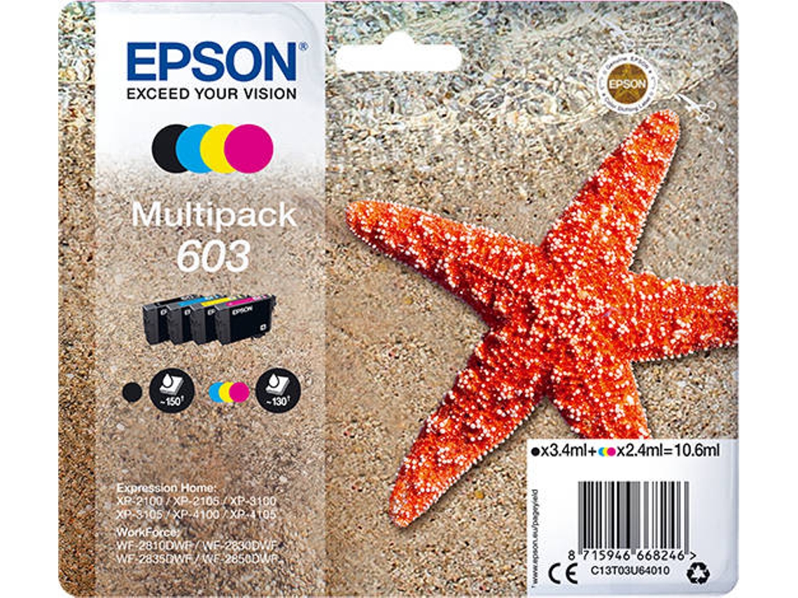 Tinteiro Multipack EPSON 603 (4 Cores)