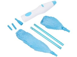Pano Elétrico Para Pó - Ferramenta De Limpeza Flexível - Azul - Pano De Assoar E Limpeza De Móveis - Para Ventilador E Janela - 29x16x8 Cm