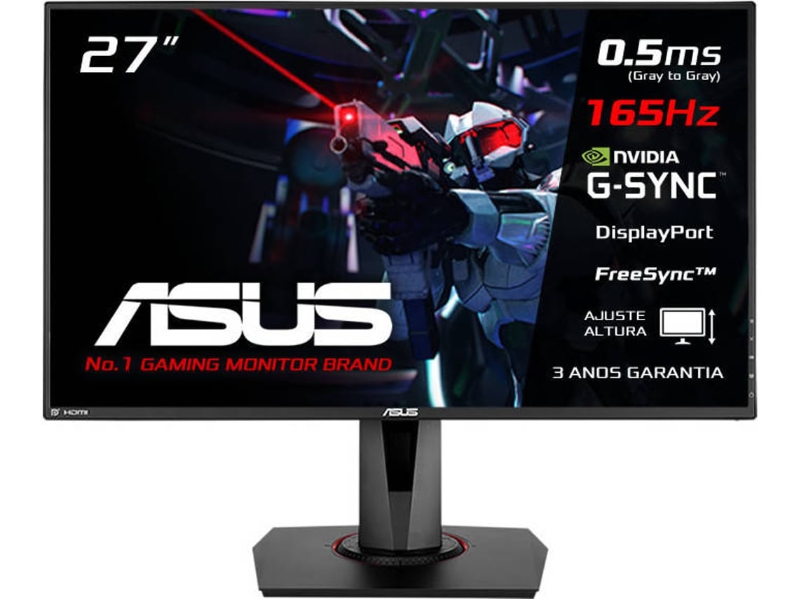 Monitor Gaming ASUS VG278QR (27'' - 0.5 ms - 165 Hz - NVIDIA G-Sync)