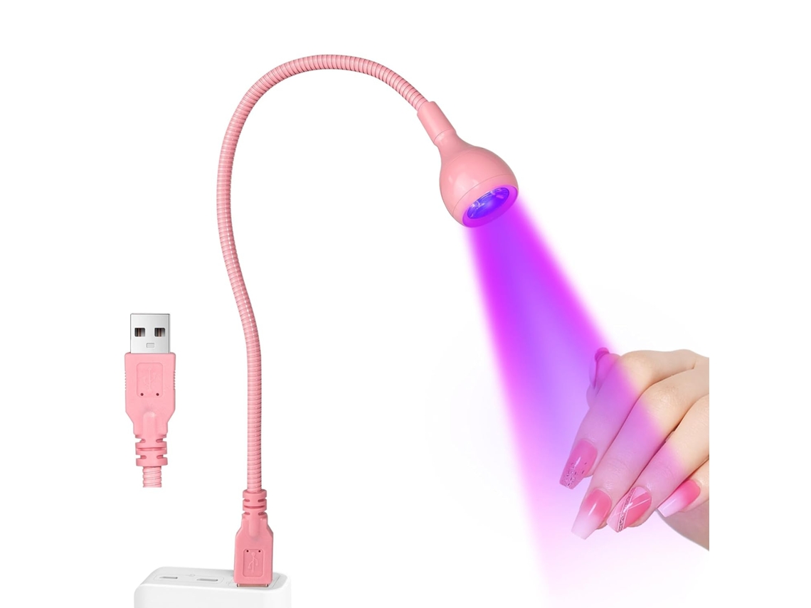Secador De Unhas Usb Uv/led Secador Rosa