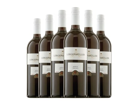 Vinho LERGENMÜLLER Merlot Seco Pfälz (1 L - 6 Unidades)