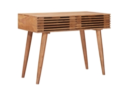 Vidaxl Mesa Feita À Mão Marrom Teak 100 X 48 X 76 Cm