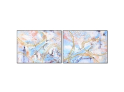 Pintura Dkd Home Decor Abstrato Moderno 2 Unidades