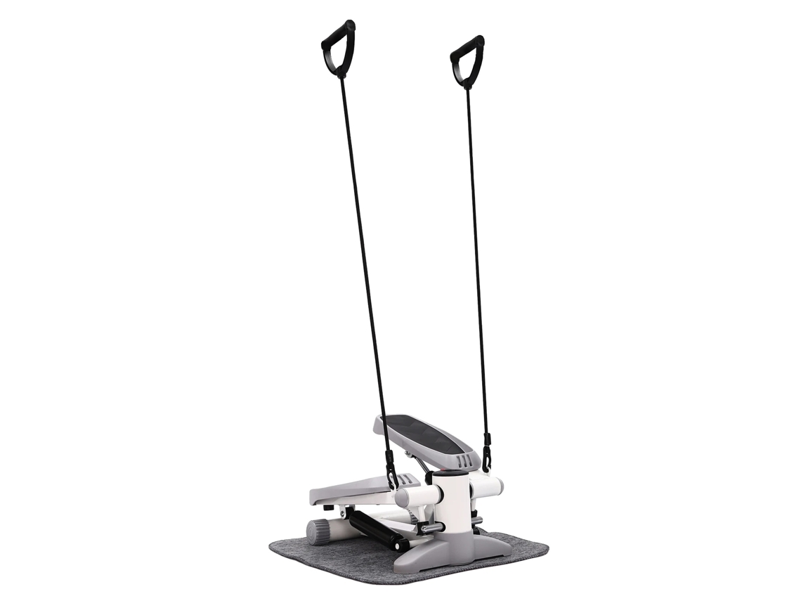 Stepper De Fitness, Design Compacto, Display Led Amigável, Cinza