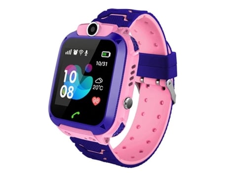 Relógio Smartwatch Crianças Rosa Camera Frontal Chamadas Telefónicas