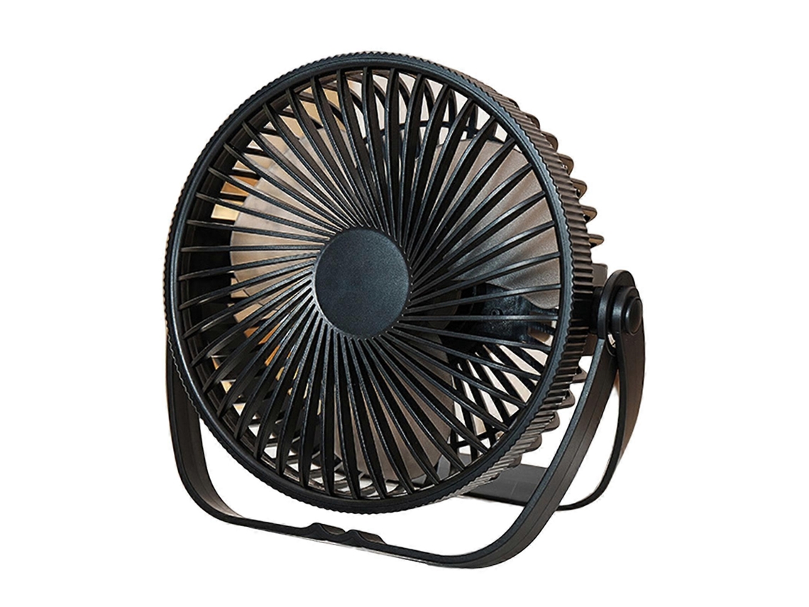 Ventilador de Mesa Recarregável Via Usb, Portátil, com Fluxo de Ar Potente. MDUG