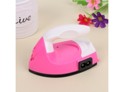 Mini Prensa Térmica Rosa, Mini Ferro Elétrico Portátil, Prático, Mini Ferro Com Base De Carregamento, Acessórios Slowmoose