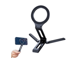 Tripé Magnético Dobrável Para Celular, Suporte De Mesa Dobrável E Portátil Em Alumínio Para Celulares Multifuncionais