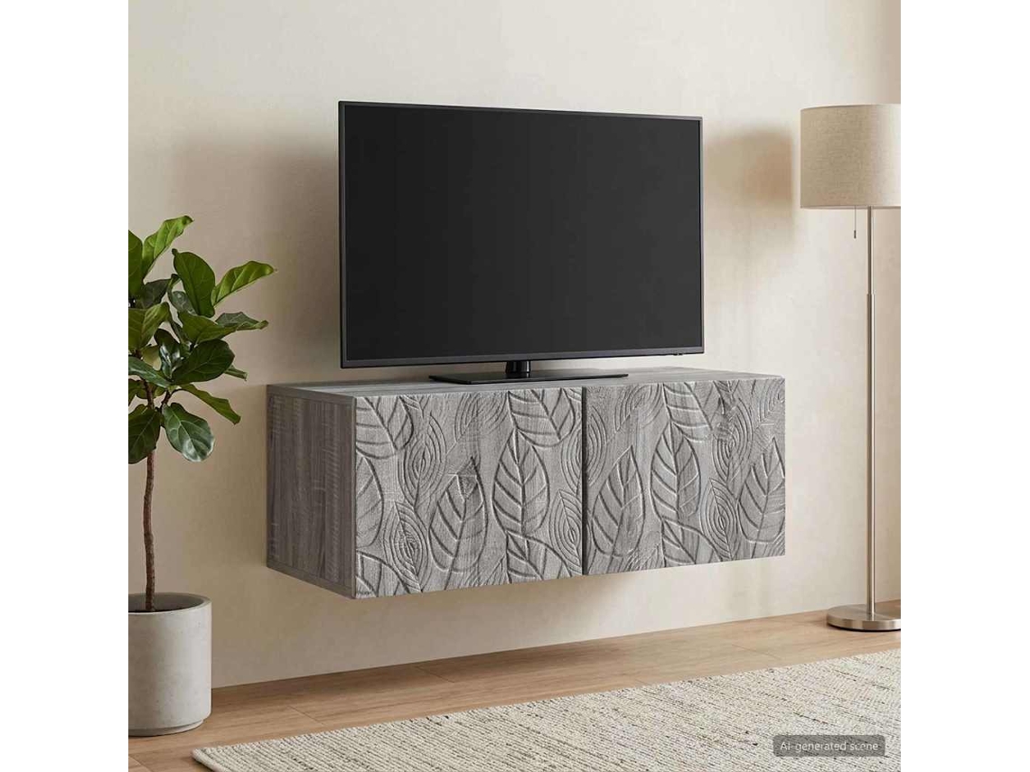 Vidaxl Gabinete De Tv De Parede 59,5 X 31 Cm Sonoma Cinzento