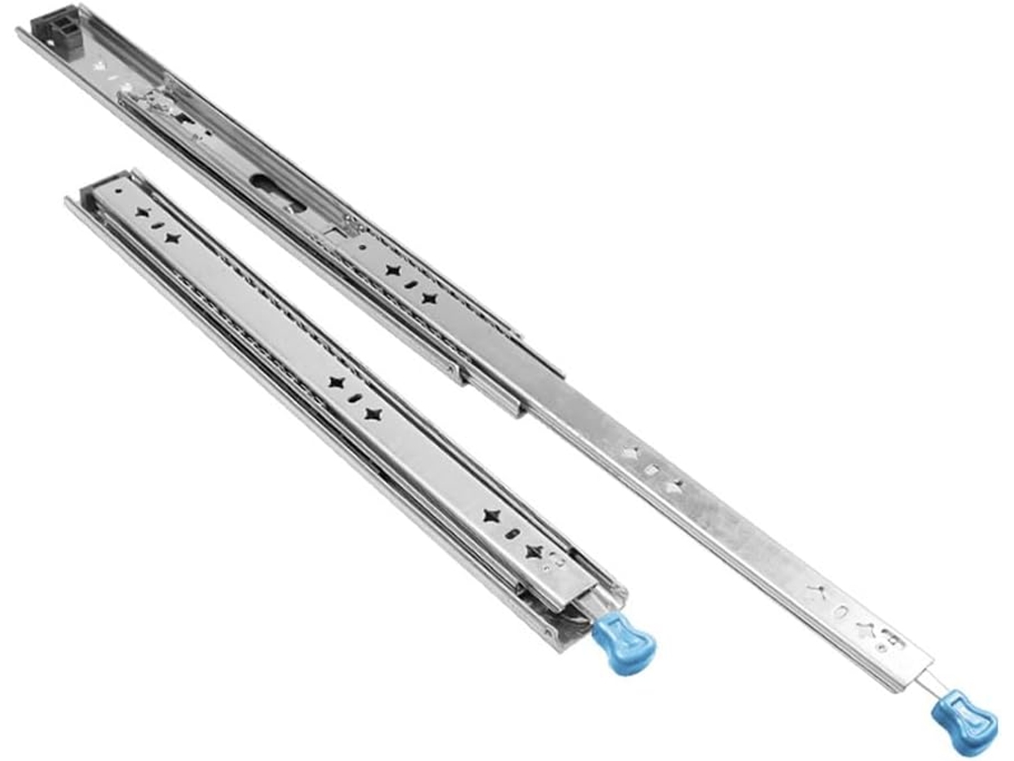 Corrediças De Gaveta Com Extensão Total E Trava, Para Gavetas De 30a 100cm 12a 40 Polegadas, Corrediças De Gaveta
